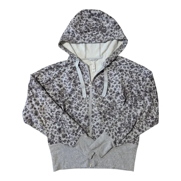Athleta Balance Zip Up Hoodie, Grey, Women's Size Small - Picture 1 of 3